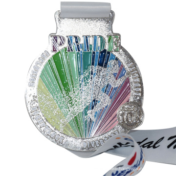 Custom modeling souvenir creative awards commemorate ribbon metal medal